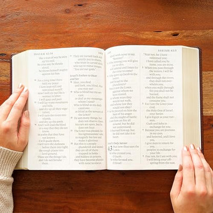 SacredBound Personalized ESV Super Giant Print Bible – Burgundy TruTone Faux Leather | Custom Name Engraved | English Standard Version with 17-Point Font & Full-Color Maps (Sunflower)