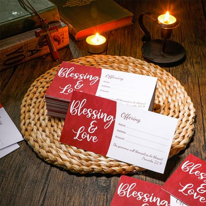 200 Pcs Church Offering Envelopes Tithe and Offering for Donations