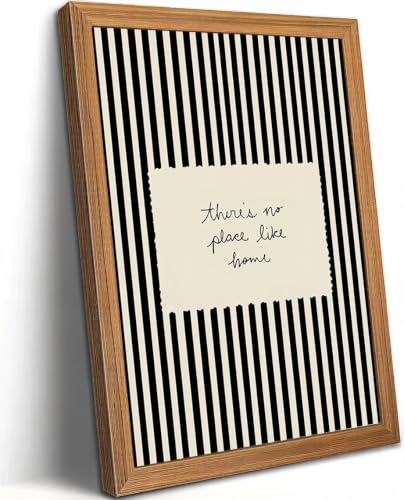 Framed There's No Place Like Home Canvas Wall Art 12x16in - color: There's No Place Like Home, size: 16"L x 12"W