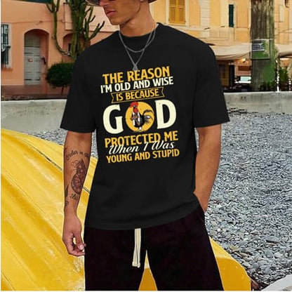 Christian Shirts for Men Jesus God Shirt Religious Bible Verse Tshirts Inspirational Faith Tee Graphic Funny Tees - color: Black, size: X-Large