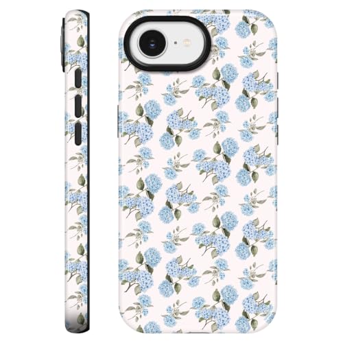 Kairos for iPhone 16e & iPhone 17e Case - Military Protection Hydrangea - color: bluecut, size: iPhone 16e / iPhone 17e(6.1",2025/2026)