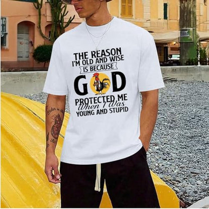 Christian Shirts for Men Jesus God Shirt Religious Bible Verse Tshirts Inspirational Faith Tee Graphic Funny Tees - color: White, size: Medium