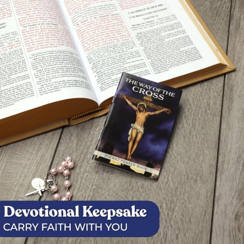 The Way of the Cross Pocket Prayer Books, Catholic Devotional, Pack of 3