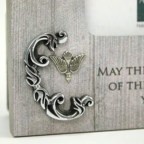 Cathedral Art Abbey & CA Gift Confirmation Frame W/Metal Accents W/Easel Back & Hanger, Multi