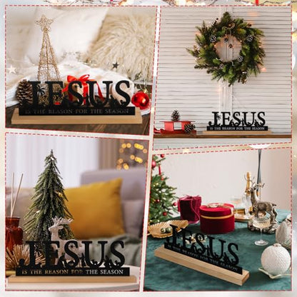 Pinkunn Metal Nativity Scene, Black Nativity Jesus Set for Christmas - style: Jesus