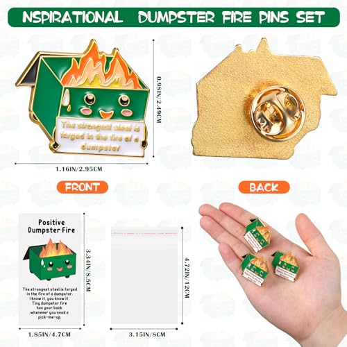 Arrowbash 27sets Dumpster Pins, Cards, Appreciation Gift, Classic Colors - color: Classic Colors