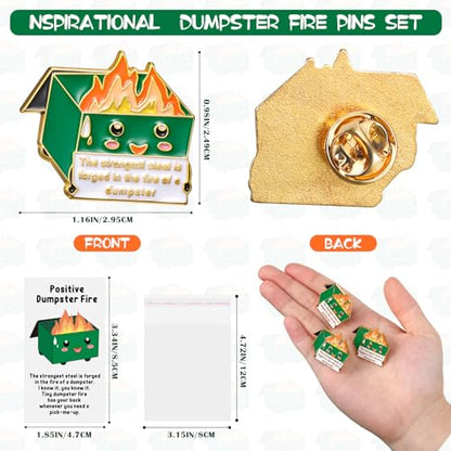 Arrowbash 27sets Dumpster Pins, Cards, Appreciation Gift, Classic Colors - color: Classic Colors