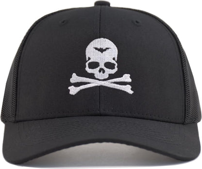 TSSGBL Various Gift Hats for Men - M L XL XXL Big Head Fit, Adjustable Mesh Trucker Ball Cap, Ideal Gifts - color: Meshback Black, size: One Size