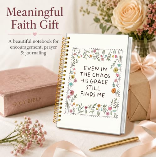 Bible Journal for Women，Christian Gifts for Women - color: Crossed Bible