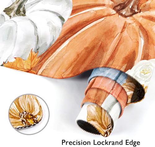 Britimes Large Mouse Pad, Mouse Pad, 31.5 x 15.7 Inch, Pumpkin Blue Orange - color: Fall Pumpkin