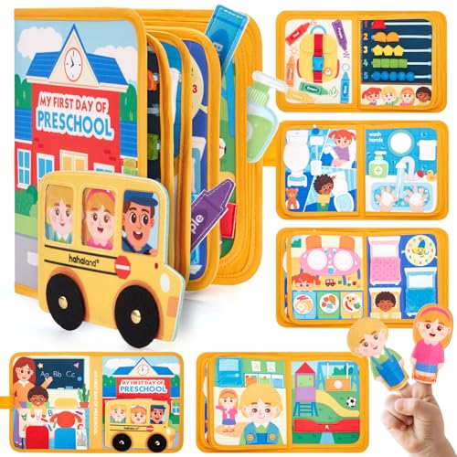 hahaland Busy Book Preschool Learning Activities, First Day of School Gifts - style: First Day of School