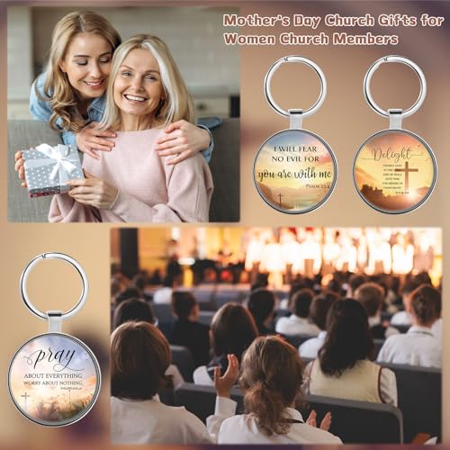 Ferreve Christian Keychain Bulk Mini Bible Verse Keychain