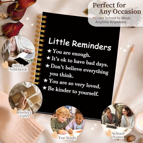 Enkvke Inspirational Little Reminders Notebook Journal - color: Little Reminders-A5