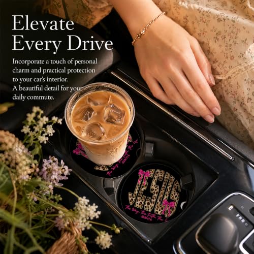 Car Coasters for Cup Holders, Jesus Car Coasters Set of 2, B18 - color: Jesus