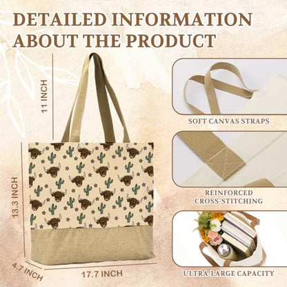 FriendsTote Bag, Funny gift Friend Tote bag, Best friend Makeup Bag, for Women Men Best Friends Birthday Gift - color: Highlandcattle 0155