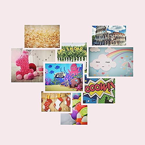 5x4ft Jesus Christ Backdrop Light of Wisdom Emit from The Opened Holy Bible Book Bokeh Sunset Glitter Glow Photography Background Christian Church Sanctuary Banner Decor Vinyl Studio Prop - size: 5x4ft
