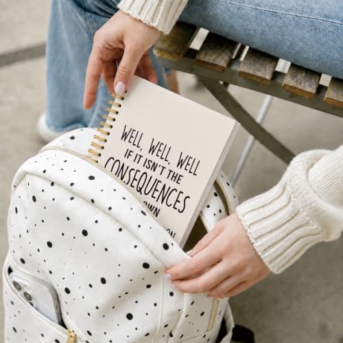 Trendy Mental Health Spiral Notebook Journal,Anti Anxiety Psychology Lined Hardcover College Ruled Spiral Notebook,College School Supplies,Therapist Notebook for School Student Teacher - color: white