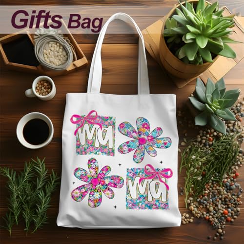 Mama Mom Tote Bag Mom Birthday Gifts Canvas Tote Bag, Reusable Canvas Shoulder Bags for Grocery Shopping, Beach 01 - color: Mamaflower01