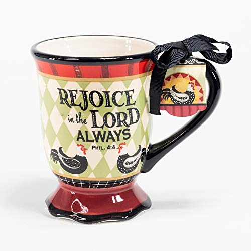 Divinity Boutique 23727 Ceramic Coffee Mug, Multicolor - color: Rooster
