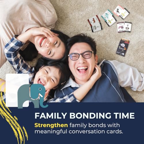 Totem Family Conversation Cards - Non-Competitive Family Bonding & Self-Esteem Card Game - Compliment & Question Cards for Kids, Teens, Adults - Team Building Games for Work & Icebreaker for Coworkers