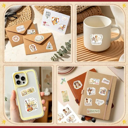 650Pcs+ Bible Sticker Book 48 Sheets Christian Jesus Sticker for journaling
