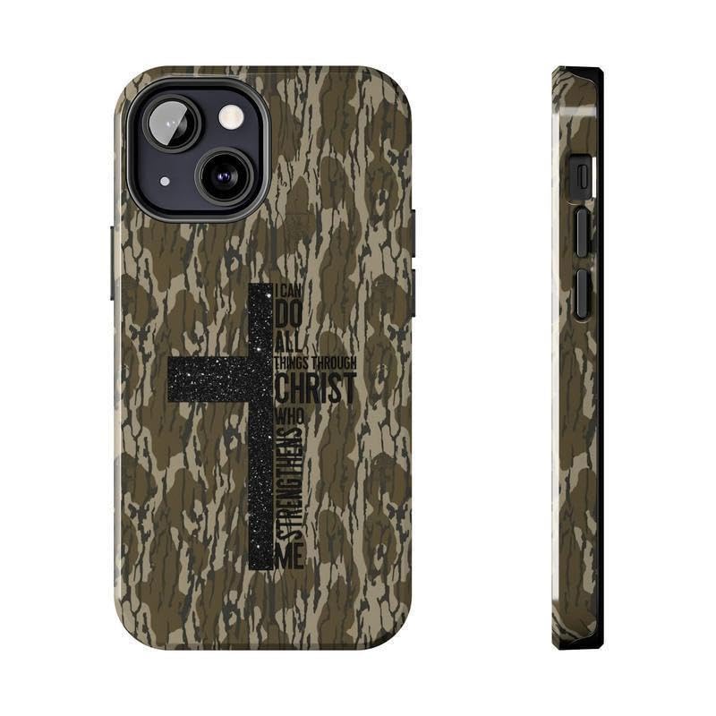 Christian Camo Cross Phone Case for iPhone 12 Pro Max, Mixed Color-2 - color: Mixed Color-2