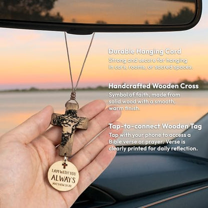 Car Accessories Christian Gifts for Women Men, Cross for Car Religious Gift - color: Jesus
