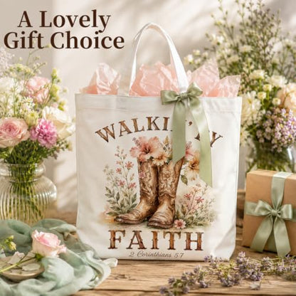 Western Cowgirl Canvas Tote Bag Cowgirl Gifts - color: Western Cowboy Theme 8