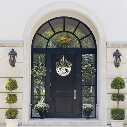 Spring Summer Decorations Wreath Welcome Home Sign for Front Home Door Decorations Outside All Seasons