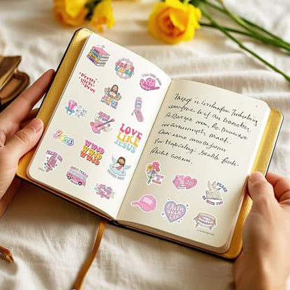 100 Pcs Christian Stickers, Cute Jesus Faith Bible Stickers - color: Christian Jesus Faith