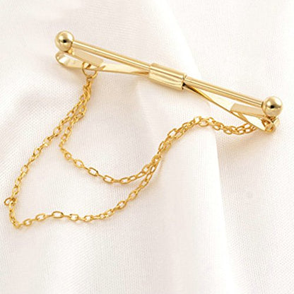 Tie Collar Bar Pin Set for Men Classic Collar Clip Set of 2 - style: Style 1