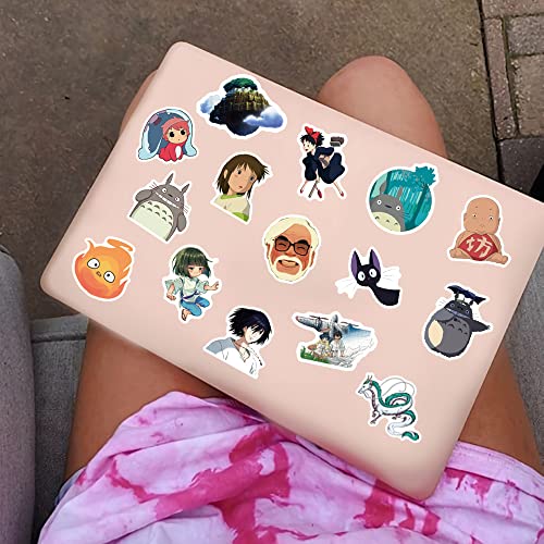 Anime Miyazaki Hayao Stickers Mixed Pack,100pcs Studio Ghibl Anime Vinyl Movie Stickers for Water Bottle, Phone,Hard Hat，Skateboard, Scrapbooking Party Favors & Gifts for Adults Teens - color: Anime