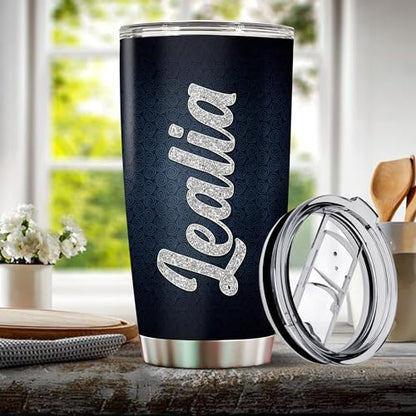 Personalized Nurse Tumbler Gifts for Women Heartbeat Stethoscope Nurses Travel Cup Coffee Mug Appreciation Gift for Nurse Insulated Stainless Steel 20oz With Lid - color: BSN