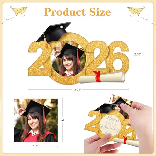 D4DREAM Graduation Gift for Him Her - Acrylic 2026 Graduation Photo Frame - color: 1-1 Graduation