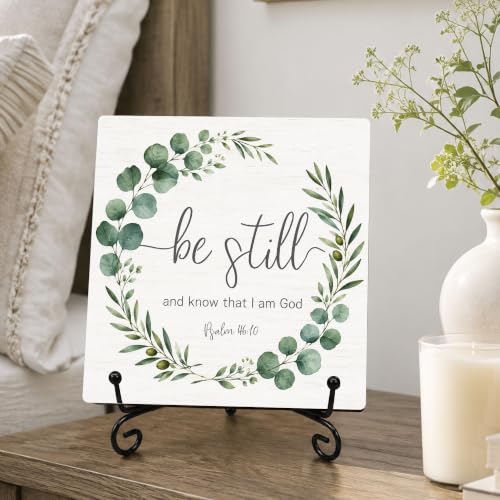 Be Still and Know That I Am God Wood Sign 5.1" Christian Decor(031 - color: Be still2