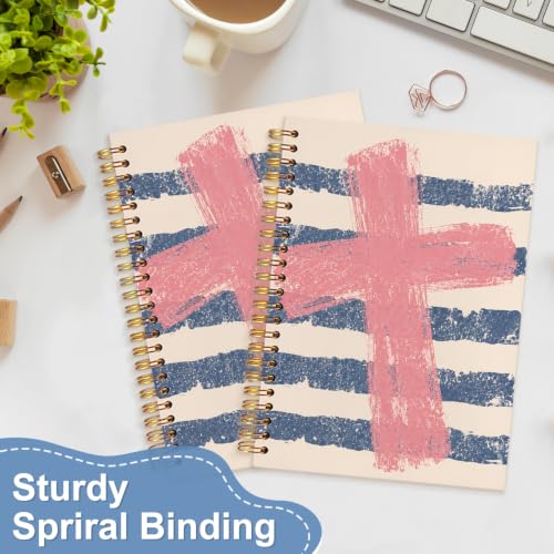 Christian Gifts for Women Faith Notebook Journal, 5.5x8.3 - color: white-Faith