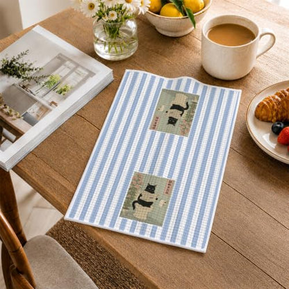 Funny Cat Bathroom Hand Towels 16x24 Inch Set of 2 - color: Cat Bathroom