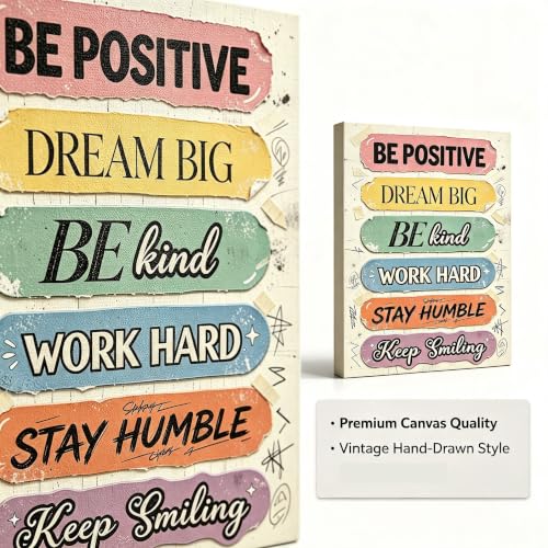 My Coping Tools A to Z Kids Poster with Wooden Hanger (BE POSTIVE, 16" L x 12" W, Framed) - color: BE POSTIVE, size: 16"L x 12"W