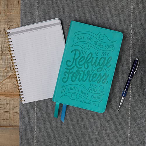 NKJV, Thinline Youth Edition Bible, Verse Art Cover Collection, Turquoise Leathersoft, Red Letter, Comfort Print: Holy Bible, New King James Version