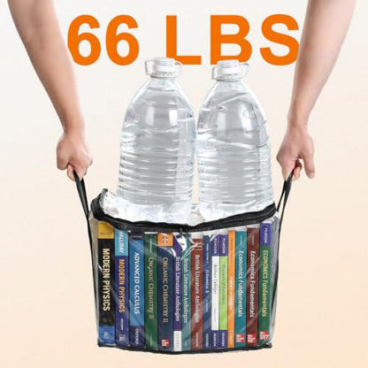 CTIME Waterproof Clear Book Storage Bag (XL) - size: XL