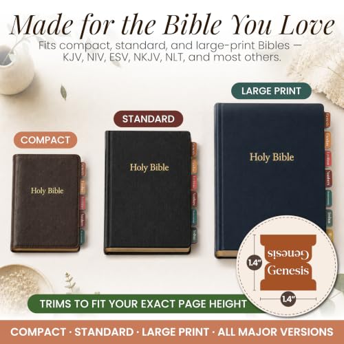90 Christian Bible Tabs - Bohemian/Boho Version - color: Boho