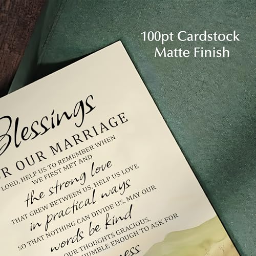 Blessings for Our Marriage Prayer Wall Art Print, 11x14 Unframed - size: 14"L x 11"W, style: Unframed