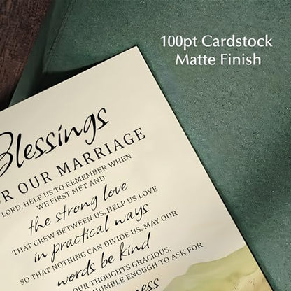 Blessings for Our Marriage Prayer Wall Art Print, 11x14 Unframed - size: 14"L x 11"W, style: Unframed