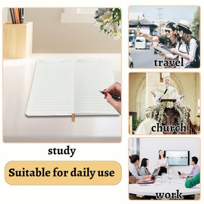 Bow Bible Verse Hard Shell Journal Notebook 200 Sheets 02 (5.8 x 8.3) - color: Multi 1162