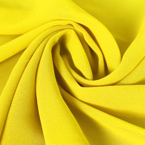 LMVERNA Solid Color Bubble Chiffon Scarf for Women Fashion Soft Hijab Long Scarfs Wrap Scarves - color: Yellow