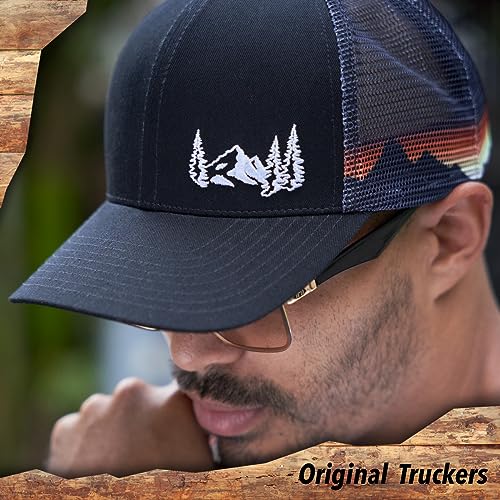Grace Folly Trucker Hat for Men or Women- Many Cool Designs - color: Black,red,yellow