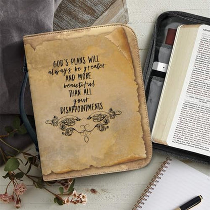 Classic Bible Cover for Women Girls Large PU Leather Bible Carrying Case Bag Scripture Book Bag Protective Stylish Church Carrying Bag, Brown - color: Brown Print, size: 2X-Large