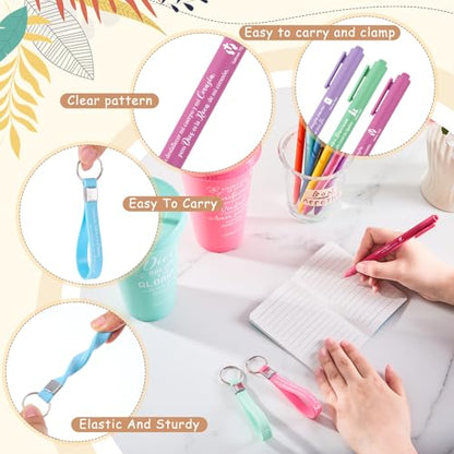 Hollowfly 12 Set/48 Pcs Spanish Christian Gifts for Women, Pastel - color: Pastel