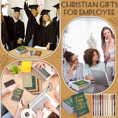 Eersida 80 Pcs Christian Gifts Classic, Scripture Notebooks Pens Church - color: Classic, style: Bible