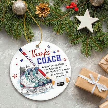 ZAGKOO Hockey Coach Ornament 2026, Coaches Christmas Ornament for Men,Women - color: Hockey Coach